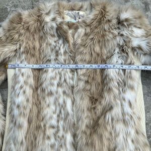 Kimchi Blue long sleeve faux fur coat